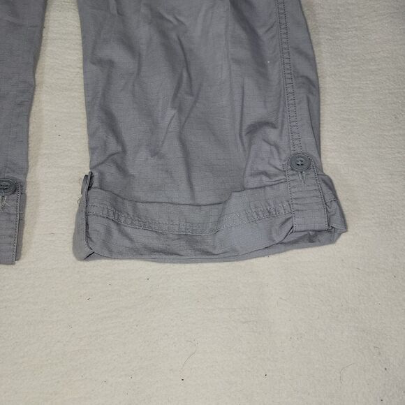 The North Face Cargo Pants Womens Sz 10 Gray Convertible Rollup Style AV2U Hike - Picture 9 of 16
